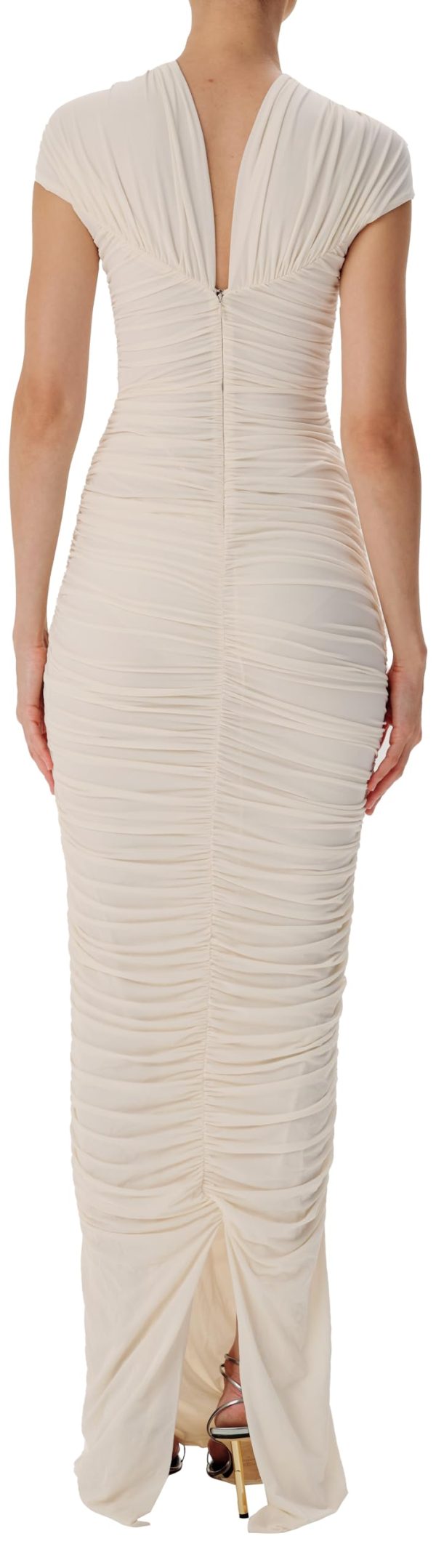 Women's Ivory Cutout Dress
